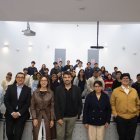 Valls dio una conferencia en la Universidad de Piura, en Lima.