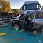 L’accident va tenir lloc dilluns passat a la carretera C-14. - BOMBERS