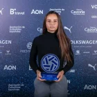 Noe Fernández recull el seu trofeu d’MVP - AFE