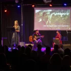 L’acte va tenir lloc ahir al Cafè del Teatre de Lleida. - JORDI ECHEVARRIA