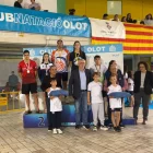 Dos podis del CEN Balaguer a Olot