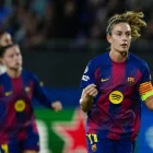 Alèxia Putellas celebra el gol que va obrir la victòria del Barcelona. - EFE