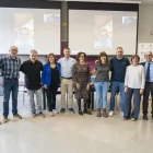 Balsells, al centre, juntament amb part del seu nou equip de vicerectors. - PAU PASCUAL PRAT