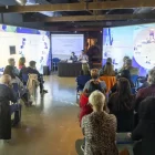 Autoritats van presentar ahir el nou espai, situat a l’antic Campament de La Canadenca. - JORDI ECHEVARRIA