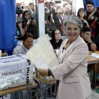 La candidata per la coalició d’esquerra Unitat per Xile, Jeannette Jara. - EFE