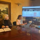 La tinenta d’alcalde Carme Valls, presentant el nou servei. - AJUNTAMENT DE LLEIDA