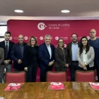 A la reunió van assistir els presidents de les Cambres de Lleida, Jaume Saltó, i d’Andorra, Sol Rossell. - CAMBRA DE COMERÇ DE LLEIDA