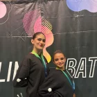 Les dos esportistes del Twirling Lleida classificades.