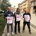 Els responsables de la institució, amb els cartells del servei. - COMARCA DE LA LLITERA