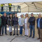 La instal·lació de la carpa està a la recta final. - ÀLEX SAMPER