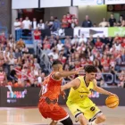 Oriol Paulí, en l’últim partit a Manresa. - JAVI ENJUANES