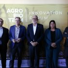 Els representants del Patronat de la Fundació Fira de Lleida, durant la presentació de l'Agrobiotech Innovation Forum 2025.