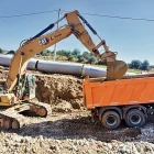 Les màquines treballen a preu fet per acabar les obres del sector 3 el juny del 2026. - C.P.