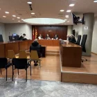 El condemnat, ahir al banc de l’Audiència de Lleida. - A. GUERRERO