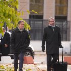 Oriol Pujol arribant a l'Audiència Nacional.