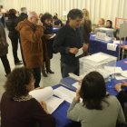 Un col·legi electoral durant unes eleccions a Lleida.