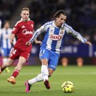 Pere Milla, que ahir va fer el cinquè gol en Lliga, en una acció. - EUROPA PRESS