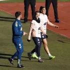 Aitana Bonmatí (centre), durant l’entrenament d’ahir. - EFE/ RODRIGO JIMENEZ