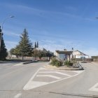 L'entrada de l'empresa de Balaguer on s'ha produït l'accident laboral mortal.