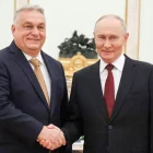 Viktor Orbán i Vladímir Putin al Palau del Kremlin. - EUROPA PRESS