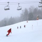 Esquiadors de Baqueira Beret durant el primer cap de setmana de la temporada