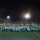 Foto de família de tots els equips que formen part aquesta temporada de l’estructura de la UE Balàfia. - INGRID SEGURA