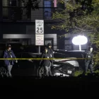 Policia a prop del lloc on va ocórrer el tiroteig. - EFE