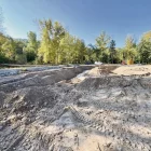 Les màquines treballen aquests dies en la millora del recinte. - C.B.