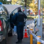 Efectius desplegats a la zona en quarantena per la pesta porcina africana a Barcelona. - ACN