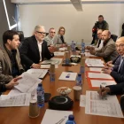 Mercolleida va celebrar ahir una junta en la qual es va tractar la crisi de la pesta porcina. - AMADO FORROLLA