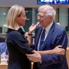 Federica Mogherini i Josep Borrell. - EUROPA PRESS