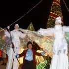 La celebració de l’encesa de l’enllumenat nadalenc. - J.R. TARRAGÓ