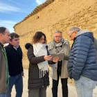 El president de la Diputació, Joan Talarn, va visitar ahir el poble. - DIPUTACIÓ