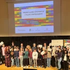 Els alumnes guardonats van rebre ahir els premis, que es van entregar a la Llotja. - AJUNTAMENT DE LLEIDA