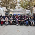 Els participants en la celebració de Mollerussa, que es va portar a terme a la plaça Major. - LAIA PEDRÓS