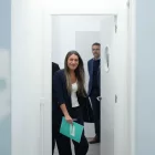 Míriam Nogueras es dirigeix a la roda de premsa per replicar a Pedro Sánchez a la seu de Junts. - DAVID ZORRAKINO / EUROPA PRESS