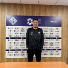 Rubén López, ayer en la sala de prensa del Recasens.