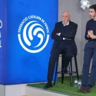 Joan Soteras i Sergi Garrido, en la seua compareixença. - FCF