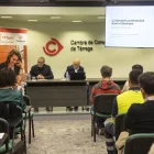 Un moment de l’acte celebrat a la Cambra de Tàrrega. - LAIA PEDRÓS