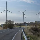 Imatge d’arxiu de molins del parc eòlic de Talavera. - X.SANTESMASSES