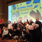 Foto de família dels guardonats en l’acte d’entrega de premis a Barcelona. - FAVLL