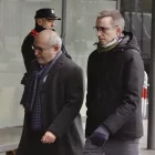 Santi Laiglesia arriba als jutjats amb el seu advocat. - ACN