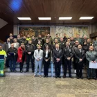 La Guàrdia Urbana de Balaguer va celebrar ahir els actes de la seua patrona, la Verge del Miracle. - PREMSA PAERIA BALAGUER