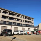 Un dels sis edificis represos a Balaguer després d’una llarga paràlisi, al carrer Francesc Macià. - AMADO FORROLLA