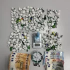 Imatge de la cocaïna preparada per a la venda que va ser confiscada. - MOSSOS D’ESQUADRA