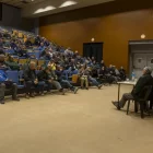 La Sala de la Llar on es van reunir els regants d’Artesa. - JORDI ECHEVARRIA