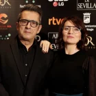 Els humoristes i presentadors Andreu Buenafuente i Sílvia Abril. - EFE/ J. J. GUILLÉN