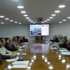 La reunió del patronat de Fira de Lleida aquest dilluns.