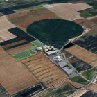 Recreación virtual de la planta de biogàs proyectada en la Sentiu de Sió.