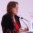 La consellera i portaveu del Govern, Sílvia Paneque, en roda de premsa